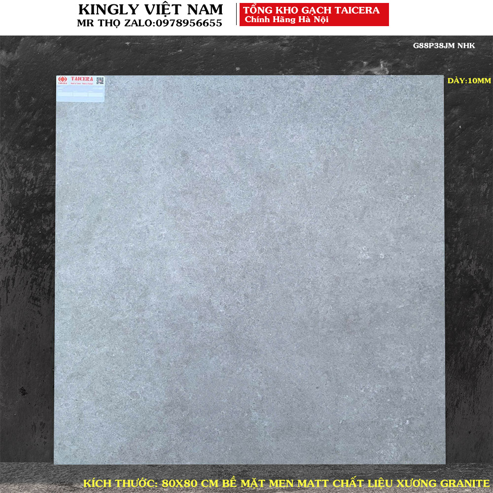 Gạch lát nền Taicera 80x80 G88P38JM Loại 1